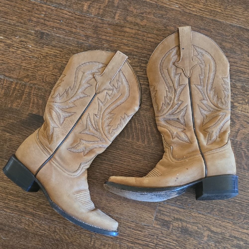 Don Cuco's Boots Tan Beige Western Boots